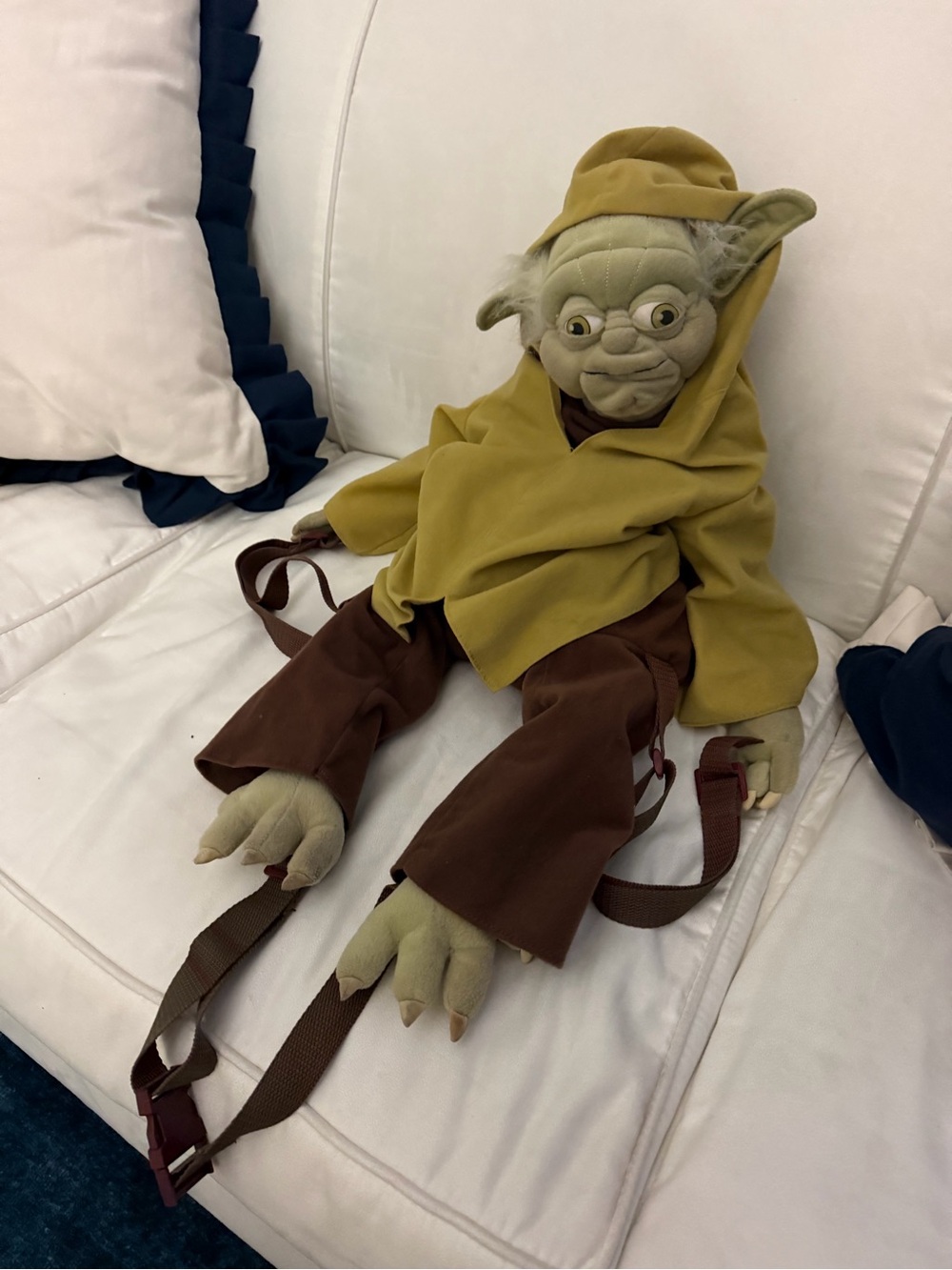 Disney Star Wars Yoda Plush Backpack 2013 Hooded Robe